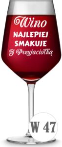 Kieliszek do wina z grawerem 530 ml