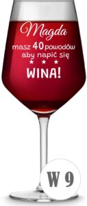 Kieliszek do wina z grawerem 530 ml