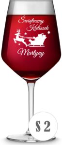 Kieliszek do wina z grawerem