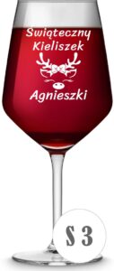 Kieliszek do wina z grawerem