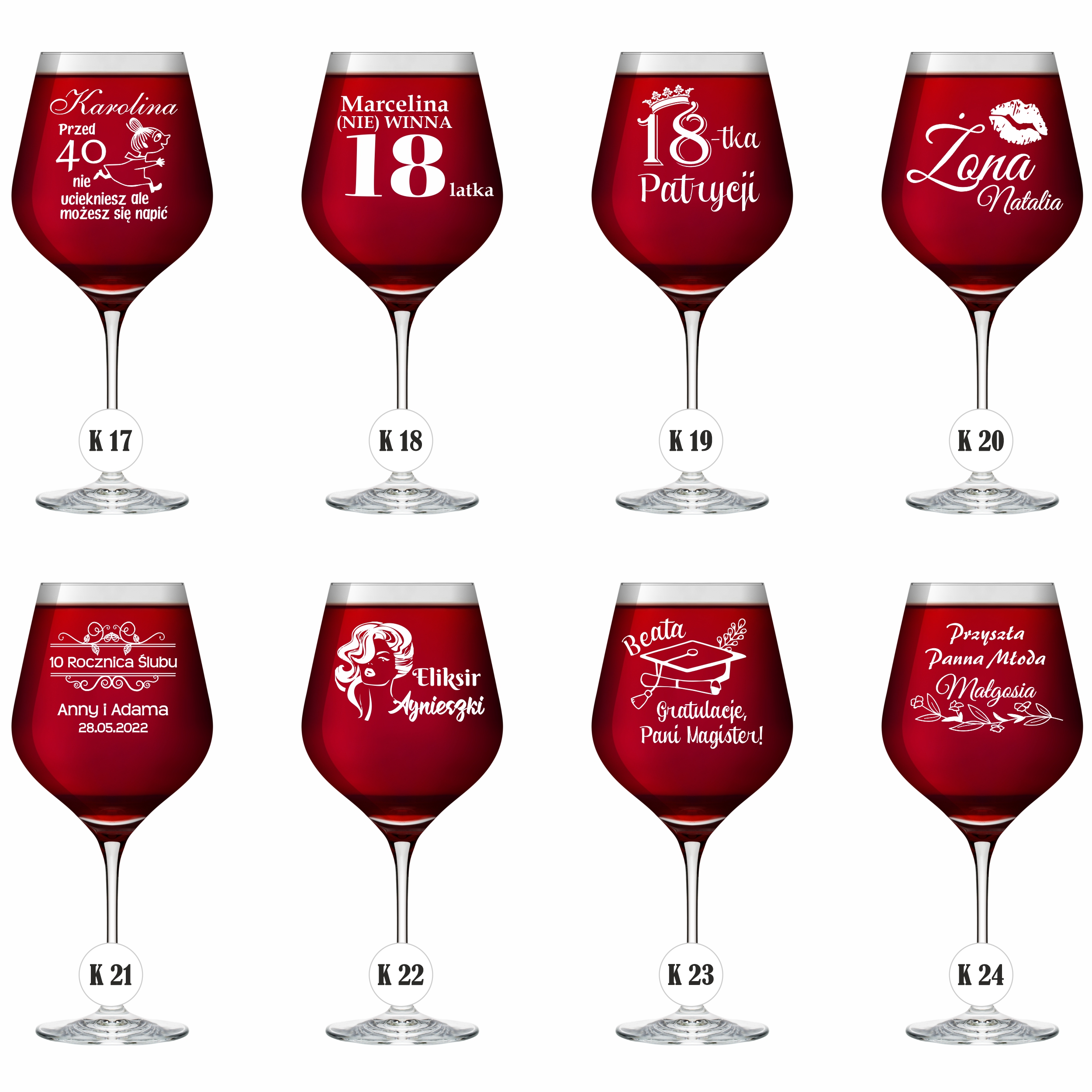 Kieliszek XXL z grawerem