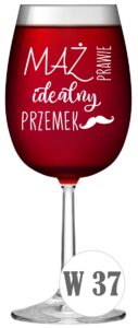 Kieliszek do wina z grawerem z krosno
