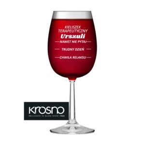 Kieliszek do wina z grawerem